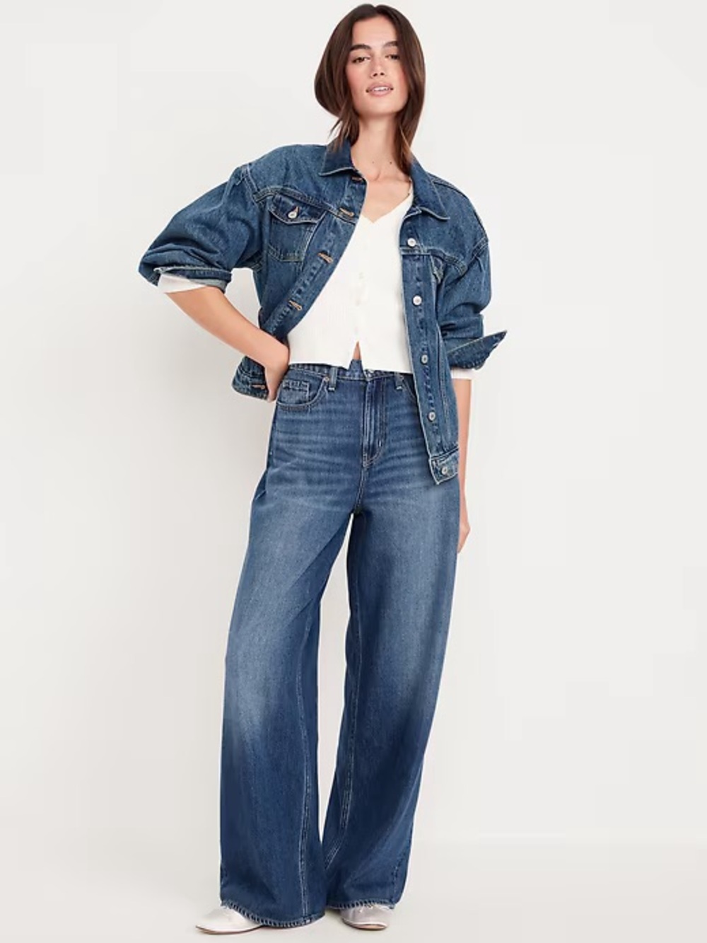 Old Navy High-Rise Wide Leg Jeans